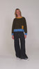 Poet Jumper - Olive Multi