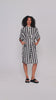 Shiro Shirt Dress - Mono Stripe